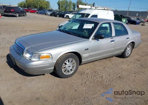 2004 Ford Crown Victoria Lx from USA, damaged, VIN 2FAFP74W54X129751